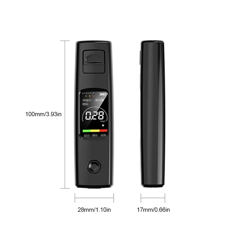 Xiaomi Alcohol Detector Portable Professional High Sensitivity Type-c Charging Breathalyzer Drunk Driving Car Electronic Tool