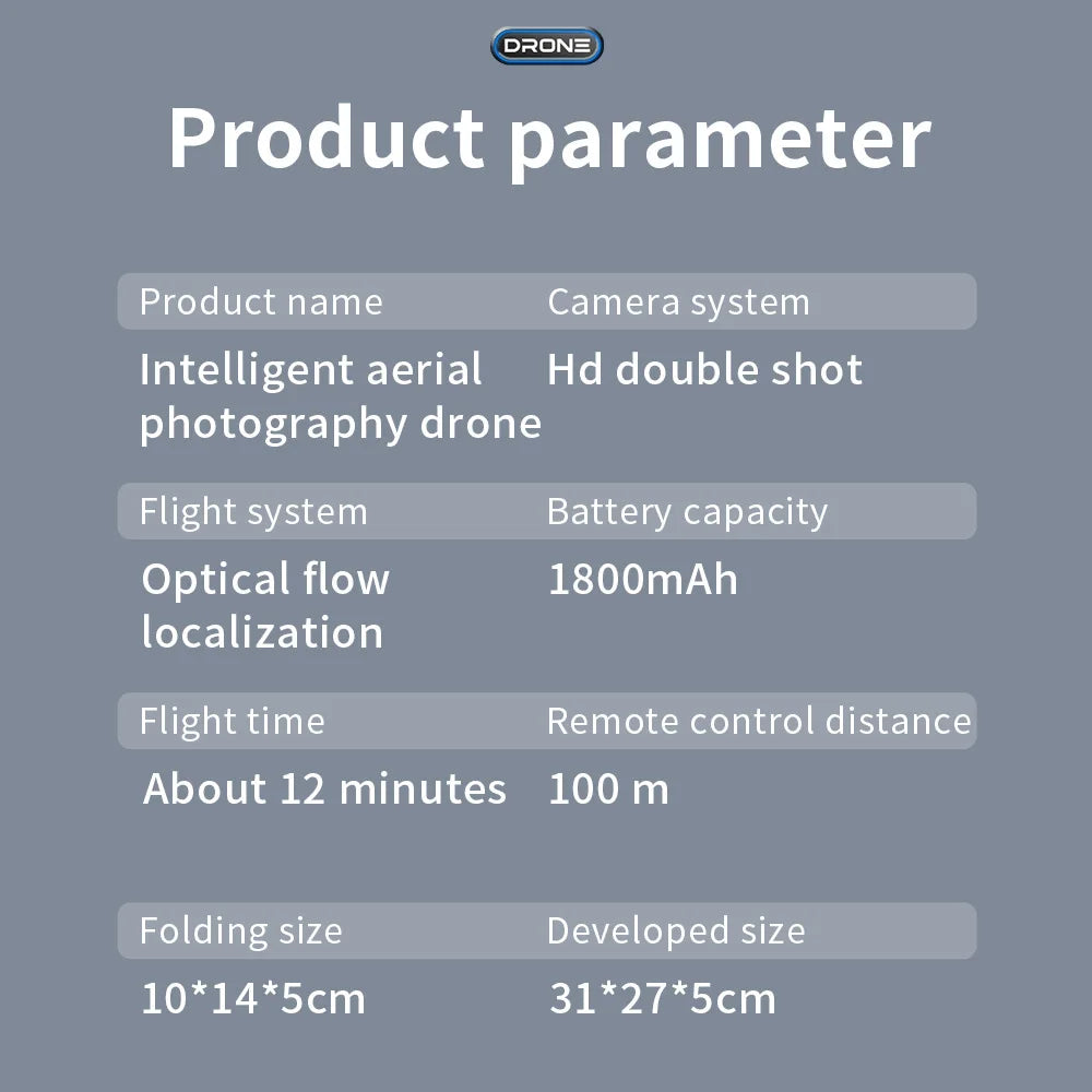 K10 MAX Drone Carbon Fibre Professional 8K HD Three Camera Obstacle Avoid Aerial Photography Optical Flow Brushless Quadrotor