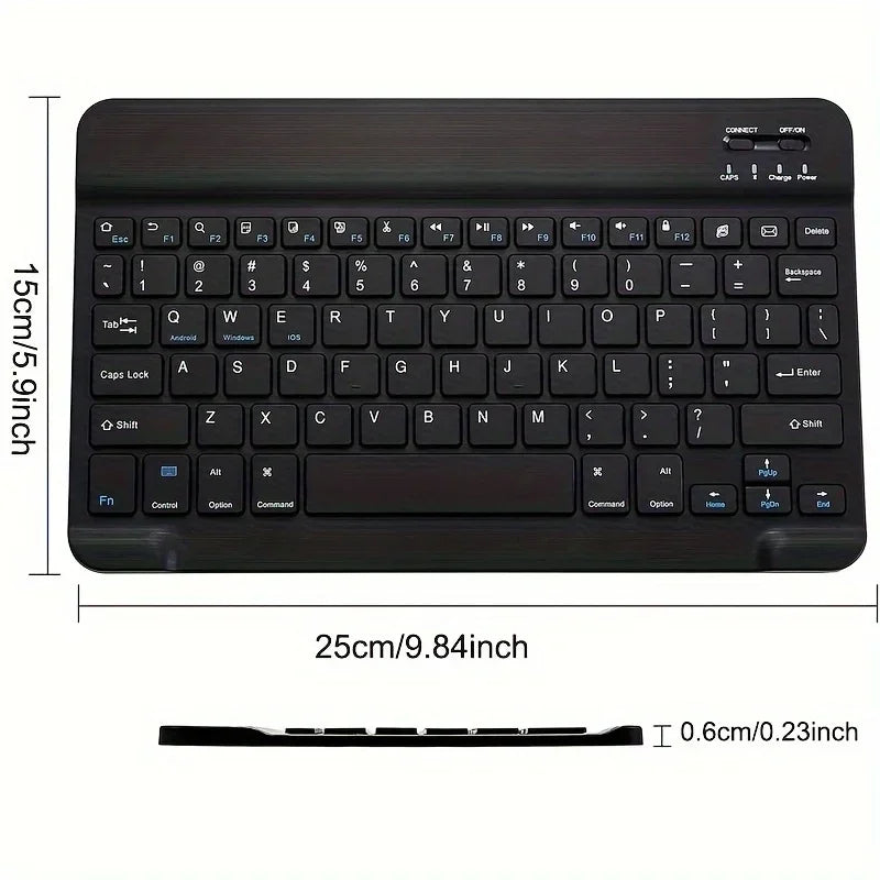 Keyboard For Tablet Android iOS Windows Wireless Keyboard and Mouse Bluetooth-compatible Rainbow Backlit Mouse For iPad Phone