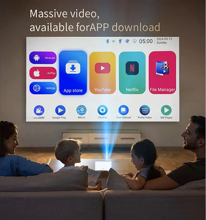 Smartldea V6 3D 4K Projector Android Wifi Daytime Proyector native 1280*800 Auto Focus Full HD 1080p portable smart game Beamer