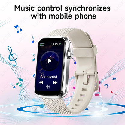 1.47inch Smart Watch Men Women Smart Bracelet Heart Rate Step Count Sports Health Monitoring Waterproof Men's Sports Smart Watch