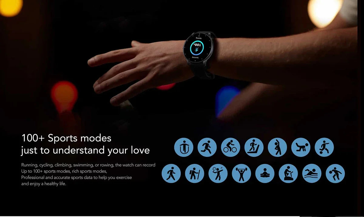 Smart Watch For Women Men 1.28"HD Display Multi Sports Modes Camera Control Music Control Sports Pedometer Watch For Android IOS