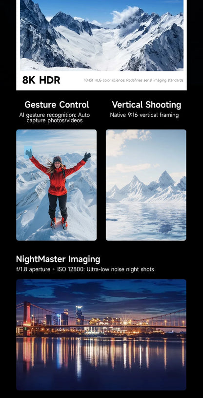 M7 Mini Drone Professional GPS 8K HD Camera Drones 5G WIFI FPV Video 4k UAV 4.5 inch large screen remote control RC Dron