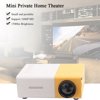 Projector 5 X 3.2 X 1.9In Portable Small Size Stylish 1080P LED Projector Convenient Practical for Travel Movies Games Camping