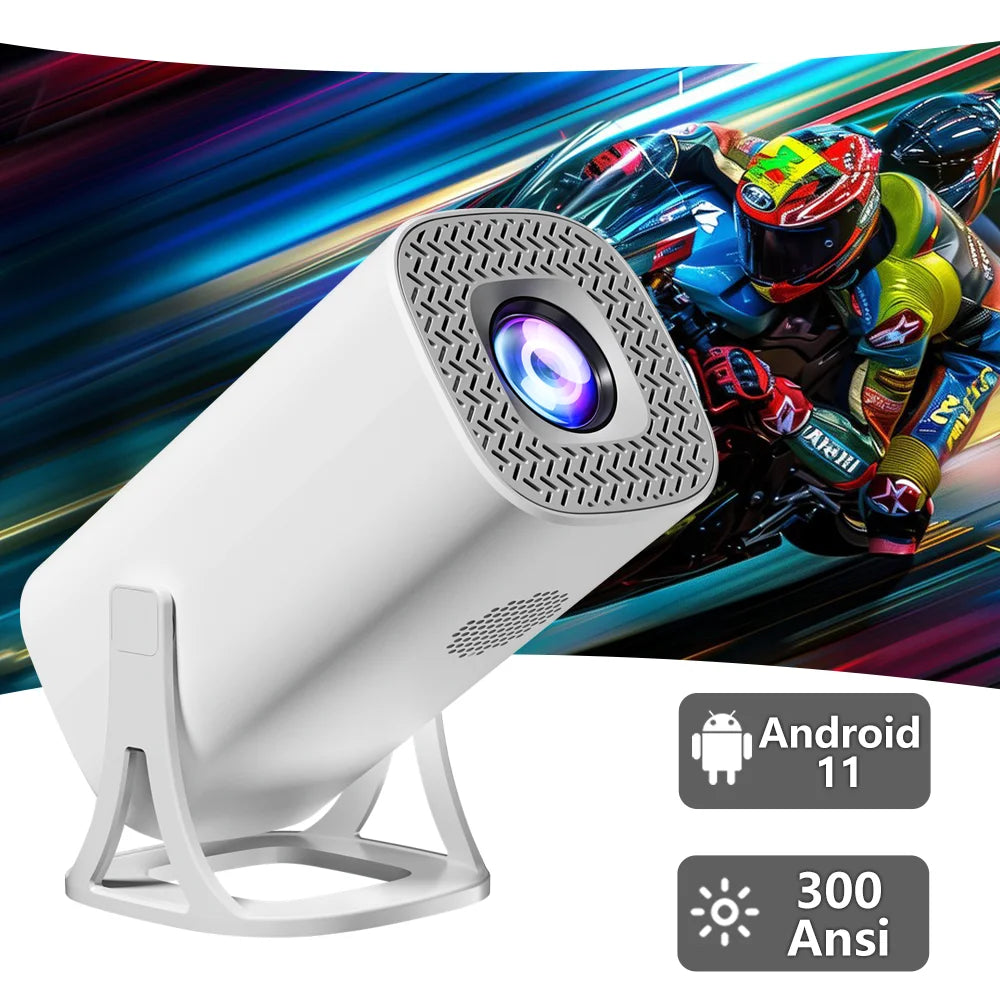 Smart S40 Android 11Projector Support 4K 1080P 2.4G/5GWIFI BT5.0 Projector 1280*720P Home Cinema Portable Projector
