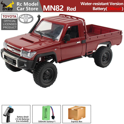 MN MODEL 1/12 4WD Remote Control Diving Off-road Car Climbing Truck All Terrain Vehicle Rock Crawler Wading Pickup Toy for Adult