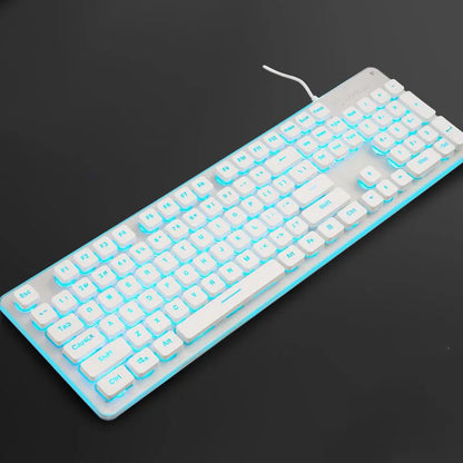 Silent Keyboard Mechanical Wired Gaming Colorful Backlit Mechanical Chocolate Keyboard Gamer Keyboard for Pc Laptop Accessories