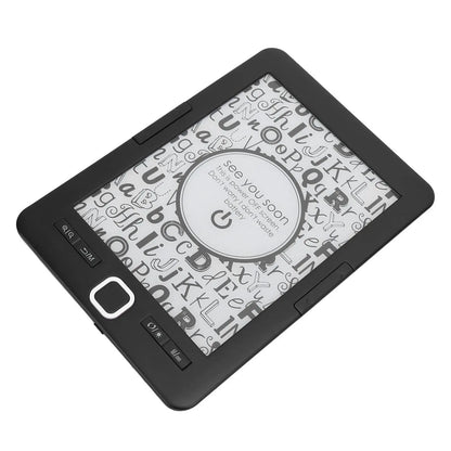 Electric Book Reader Portable Text Highlighting Ink Screen Book Reader Reduce Eye Strain with 8G Storage for Home for Commuting