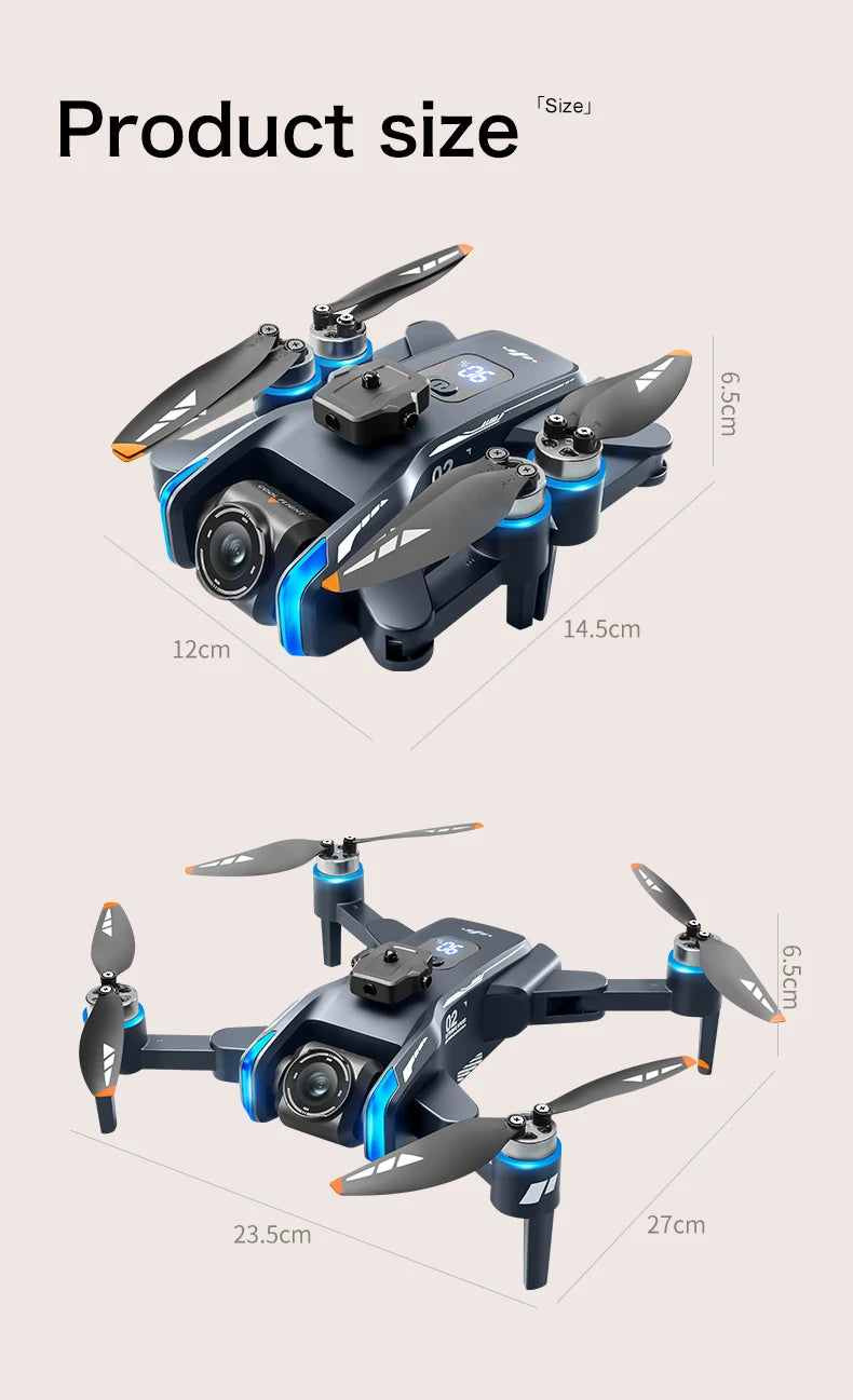 XT808 Drone 4K Professional 8K Camera with 5G WiFi FPV Dron Screen Remote Control Brushless Obstacle Avoidance  RC Quadcopter