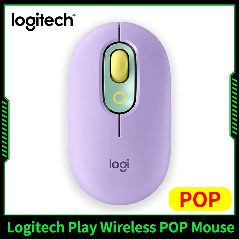 Logitech M350 POP MOUSE Wireless Bluetooth Mouse Girls Small Cute Computer iPad Office Home Notebook