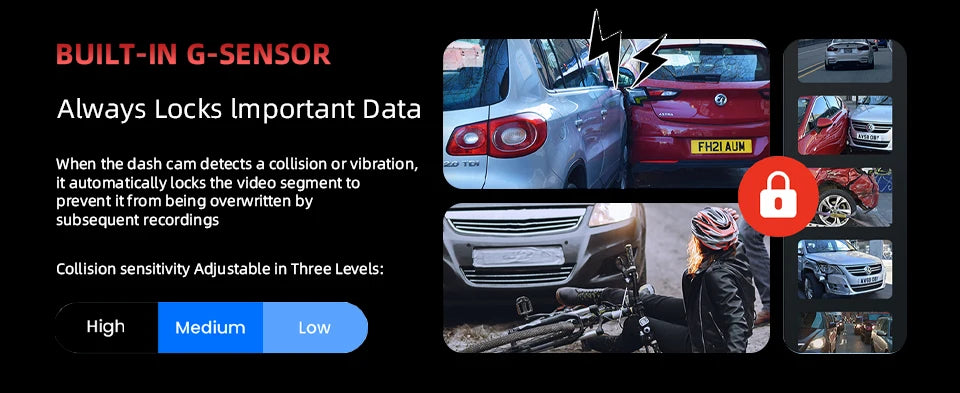 Dash Cam 4K Ultra High Definition Support Speed Real Display Loop Recording Optional 2.5K Rear Camera Driving Recorder