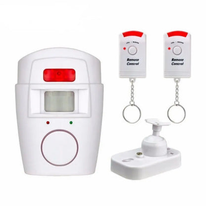 Smart 105dB Wireless Alarm System+2 Remote Control Home Security Alert Infrared Sensor Anti-theft Motion Detector Alarm Monitor
