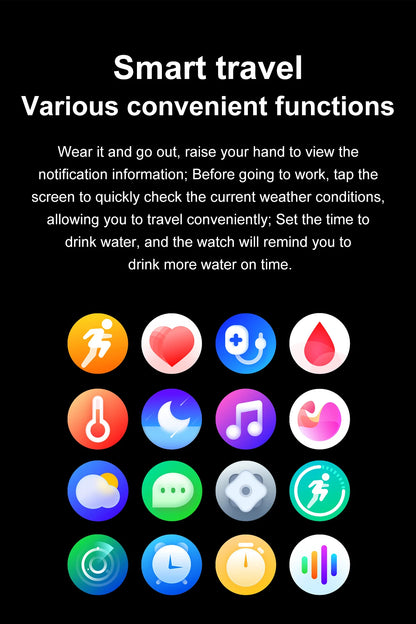 LIGE NFC Smart Watch Men AMOLED HD Screen Wireless Charging Heart Rate Bluetooth Voice Assistant Sports Watches Men Smartwatch