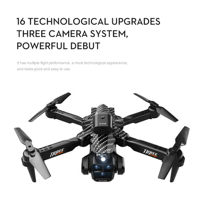 K10 MAX Drone Carbon Fibre Professional 8K HD Three Camera Obstacle Avoid Aerial Photography Optical Flow Brushless Quadrotor