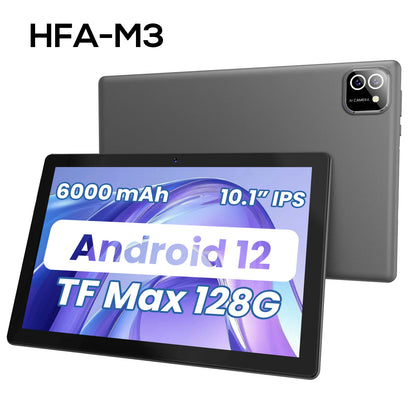 I-Atar 10-inch Android 12 tablet, quad-core processor, 4GB RAM, 64GB ROM, 128G expandable tablet, high-definition touchscre