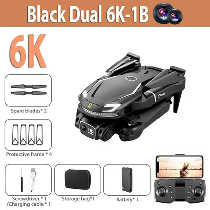 Original V88 Drone 8K Professional Aerial Dual-Camera Omnidirectional Obstacle Avoidance Mini Drone GPS Folding Quadcopter 10km