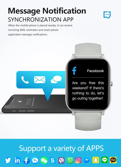 LIGE 2025 Smart Watch Men 1.85'' Screen Lady Gift Sports Fitness Watches Bluetooth Calling Digital Wristwatch For Android Phone