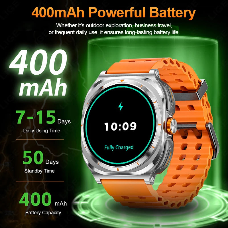 2025 New Smart Watch With 2 in 1 TWS Wireless Headset Bluetooth Call 1.53" AMOLED Screen 400mAh IP67 Waterproof Sport Smartwatch