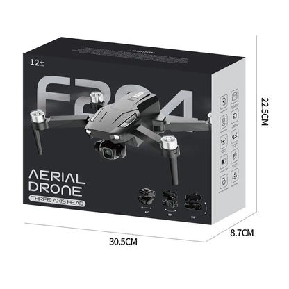 F204 New Original Upgrated RC Drone with 8k professional HD camera 5G WiFi Brushless laser barrier avoidance Folding quadcopter