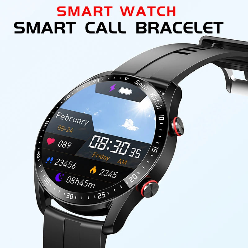 ECG+PPG Bluetooth Call Smart Watch Men  Health Heart Rate Blood Pressure Fitness Sports Watches Man Sports Waterproof Smartwatch