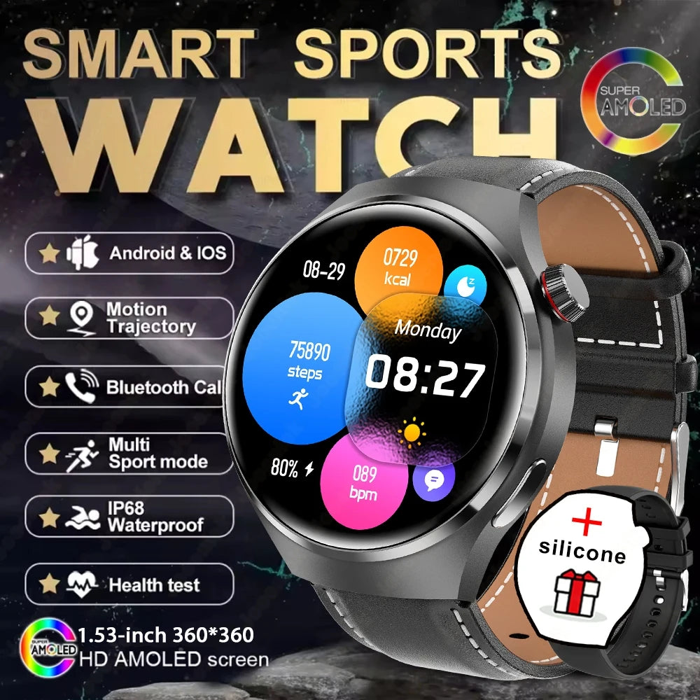 2025 New Fashion Ladies Smart Watch Full Screen Touch Health Monitoring Waterproof Blue Call Smartwatches Android IOS