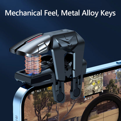 G21 1 Pair 6 Finger Game Controller Gamepad Flexible Sensitive Gaming Aim Shooting Triggers Joystick Button for PUBG Mobile