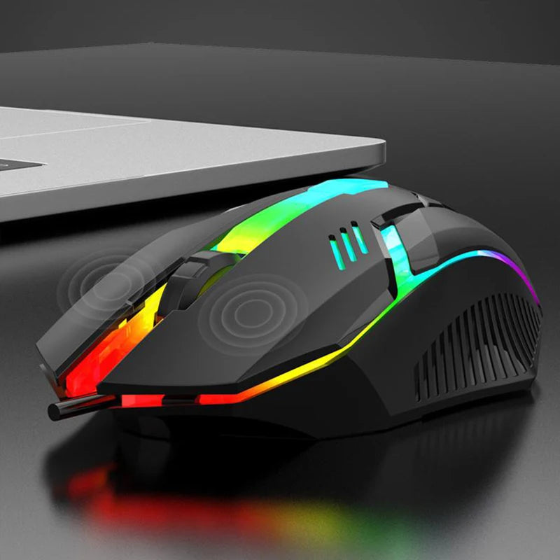 USB Wired Gaming Mouse 1200 DPI 3 Buttons Silent Mause Backlit Professional Gamer Mice Ergonomic Computer Mouse For PC Laptop