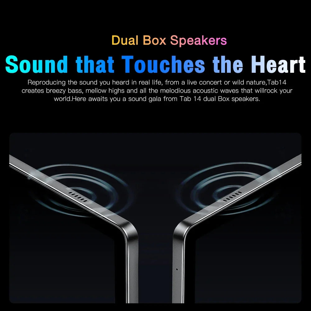 2025 Pad Tab 14 8 inch Android 12 16GB Ram 1TB Rom Dual SIM 10 Core Dimensity 9000 WPS GPS Bluetooth 10000mAh Original Tablet