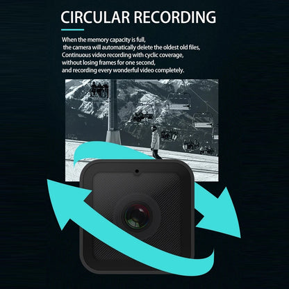 1080P HD Portable Sports Mini Camera with Hotspot WiFi Waterproof Camera, Motorcycle and Bike Driving Recorder