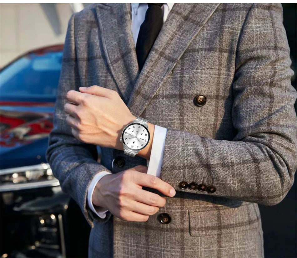 LIGE 2025 Smart Watch 2 in 1 With Earphone Smartwatch Bluetooth Call Men Watch AI Voice Heart Rate Monitor Play Music SmartWatch