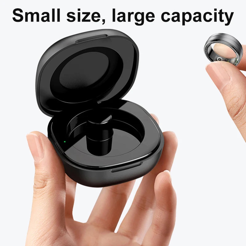 New R06 Smart Ring 2025 Mens Rings for Woman Mluti-Sport Mode Smartring with Charging Case, Fitness and Sleep Tracker for Xiaomi