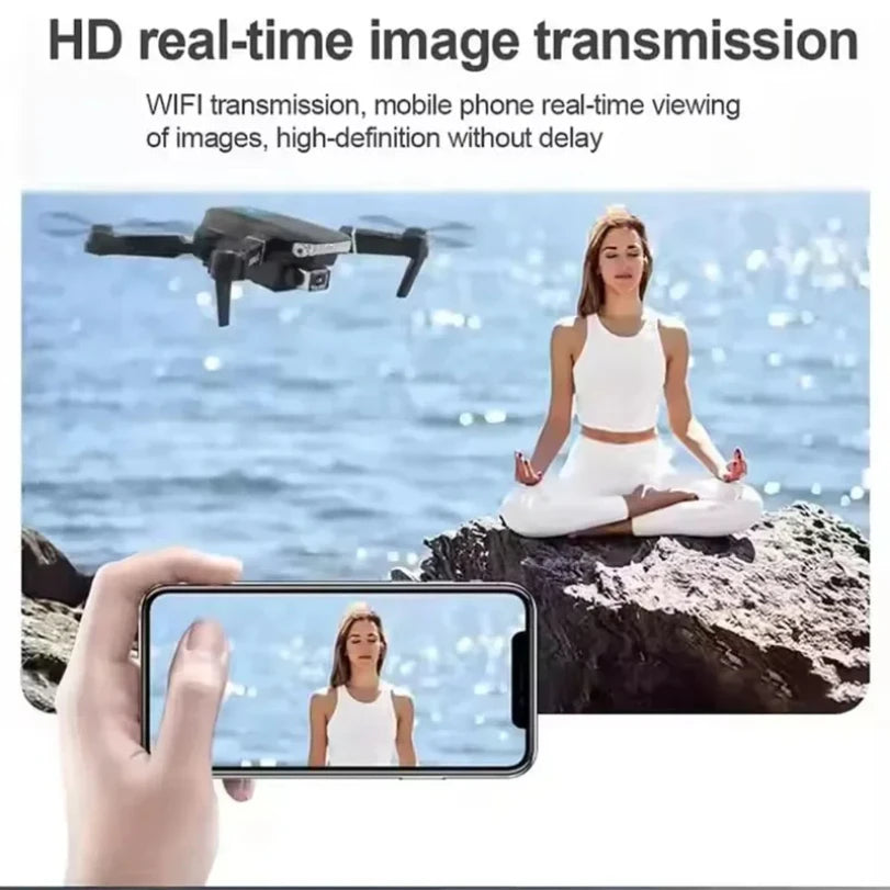 E88Pro Profesional HD Dual Camera Drone with Wide-Angle Head Remote Quadcopter Airplane Toy Helicopter