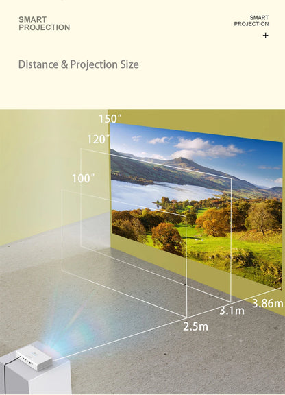 Smartldea V6 3D 4K Projector Android Wifi Daytime Proyector native 1280*800 Auto Focus Full HD 1080p portable smart game Beamer