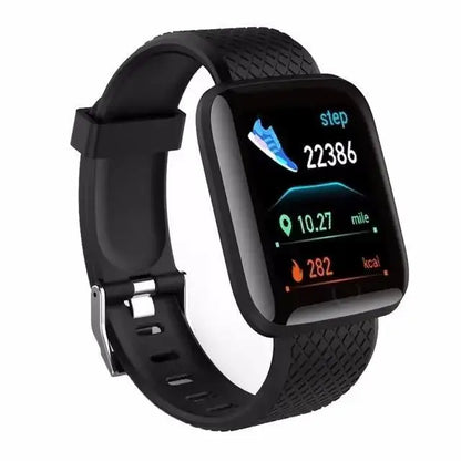 Smart Watch Sport Fitness Bracelet Control Music Message Display Pedometer Bluetooth Connect Smartwatch 116 Alarm Clock Weather