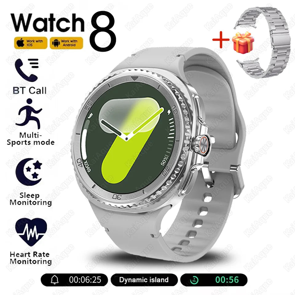 New DT Watch 8 Ultra Smart Watch Classic NFC Health Monitoring GPS Bluetooth Call IP68 Waterproof HD Smartwatch For IOS Android