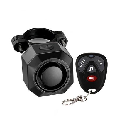 Camluxy Wireless USB Charging Waterproof Bike Alarm Remote Control Vibration Detector Alarm Motorcycle Burglar Alarm