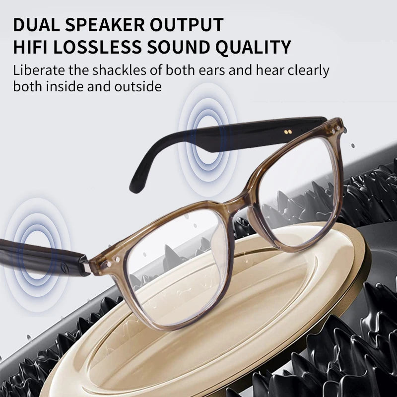 Smart glasses new color-changing lenses multifunctional sunglasses transparent anti-blue light eye protection for men and women