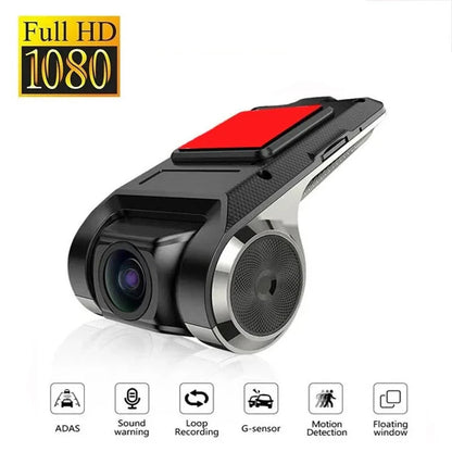 Dash Cam for Cars ADAS Driving Assistance Function Car DVR USB Front Camera Record 170 ° Wide Angle Video Recorder Dashcam Cam