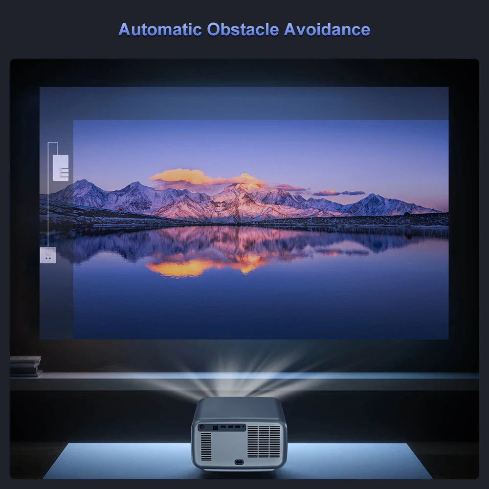 Touyinger Q12W PRO Full HD 1080P Projector 4K 2800 ANSI Android 12 Cinema Beam Projector for Home Education Conference Video