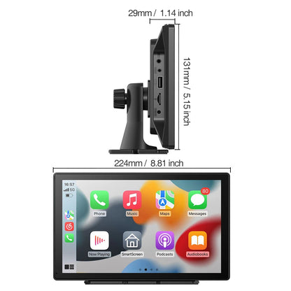 9 inch Car Radio Multimedia Video Player CarPlay Android Auto IPS Touch Screen AUX Input Bluetooth MirrorLink Universal