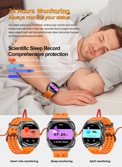 2025 New Smart Watch With 2 in 1 TWS Wireless Headset Bluetooth Call 1.53" AMOLED Screen 400mAh IP67 Waterproof Sport Smartwatch