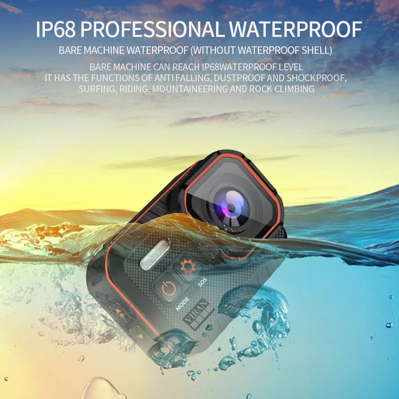 Action Camera 4K60FPS With Remote Control Screen Waterproof Sport Camera drive recorder Sports Camera Helmet Action Camera