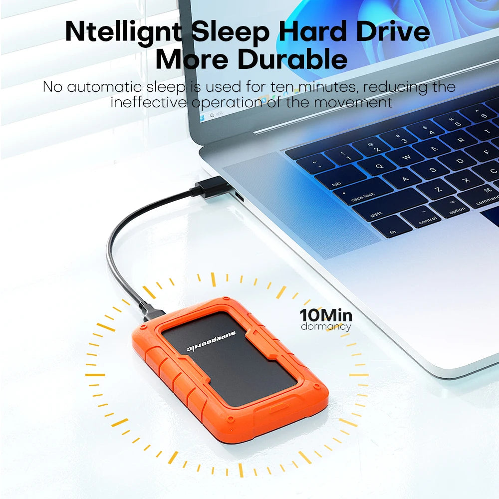 Supersonic Portable Hard Drive PHDD USB 3.0 1TB 500G 2.5 Inch External SSD Hard Disk For Laptop Computer Smart TV PS4