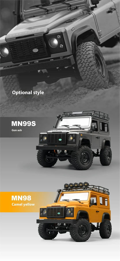 Official Licensed 1/12 4WD Off-Road RC Car MN98 Mn99S 2.4G Remote Control SUV Version Electric Climbing Car Model Toys for Kids
