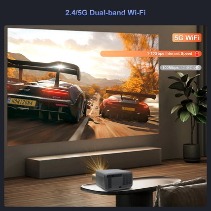 Touyinger Q12W PRO Full HD 1080P Projector 4K 2800 ANSI Android 12 Cinema Beam Projector for Home Education Conference Video