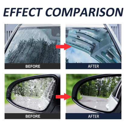 Car Glass Anti-Rain Spray Auto Water repellent Coating Agent Waterproof Rainproof Anti-fog Glass Cleaner Auto Windshield Clear