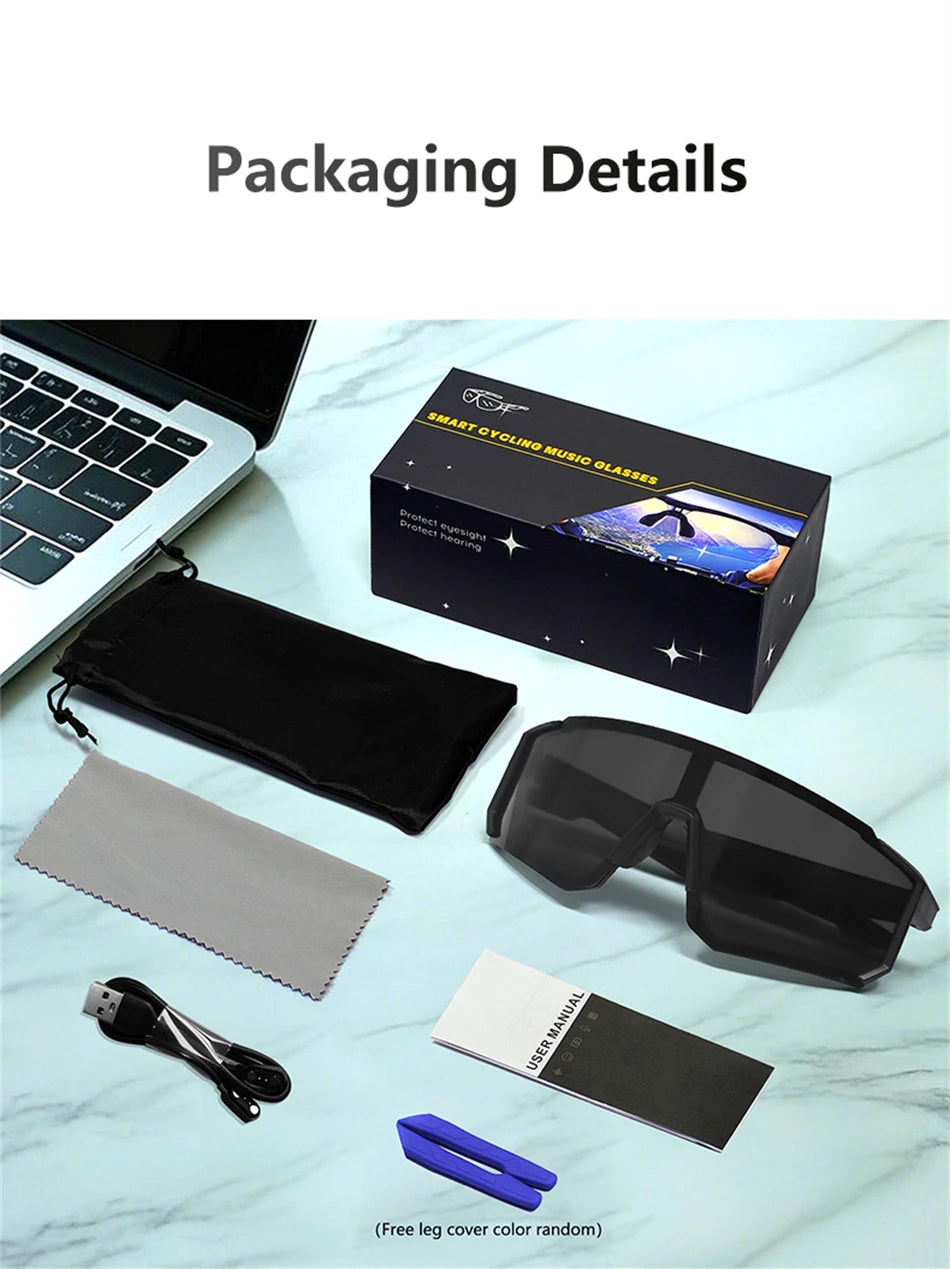 2025 Smart Glasses Cycling Sunglasses For Men Cycl Glasses Mountain Bicycle Goggles Women Outdoor Sports Running UV400 Eyewear