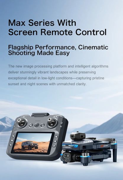 GT8MAX Drone Professinal RC 8K HD Cameras WIFI FPV Height Hold Gesture Photography Foldable Quadcopter Screen Remote Control Gif