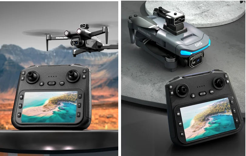 JJRC X28 Pro GPS Drone 4K Professional HD Dual Camera With Screen 5G WIFI 360° Obstacle Avoidance Brushless Rc Quadcopter Drone