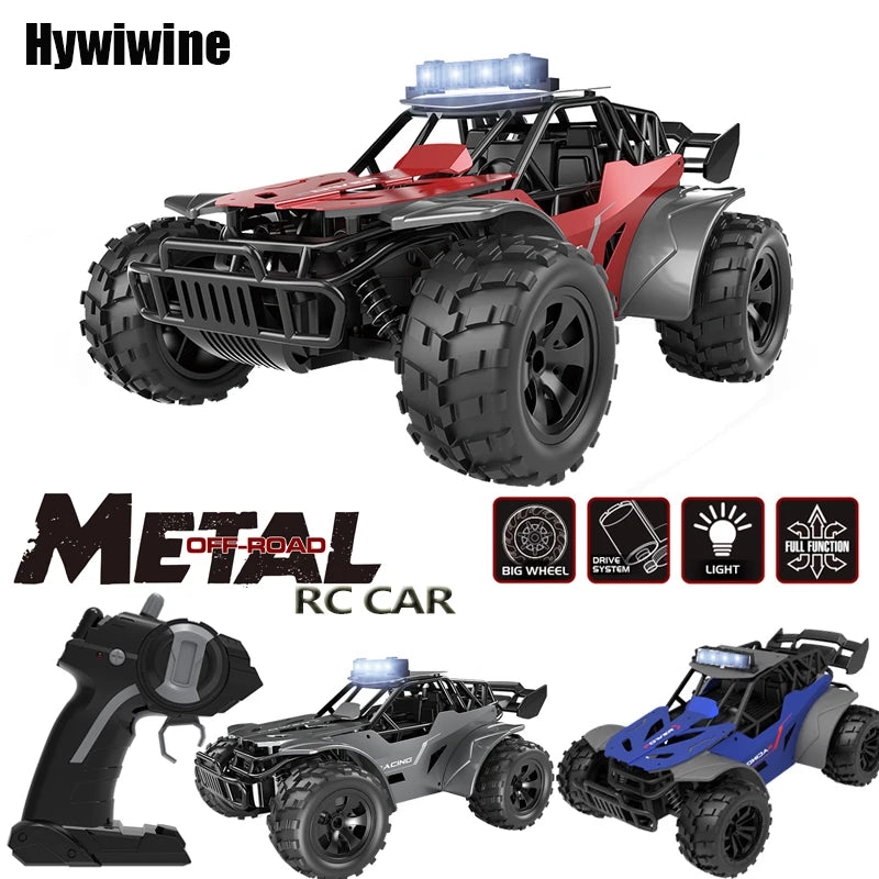 Rc Cars with Light 20KM/H 2.4G High-Speed Racing Remote Control Car Vehicle Truck Off-Road Climbing Car On a Sign Toys for Kids